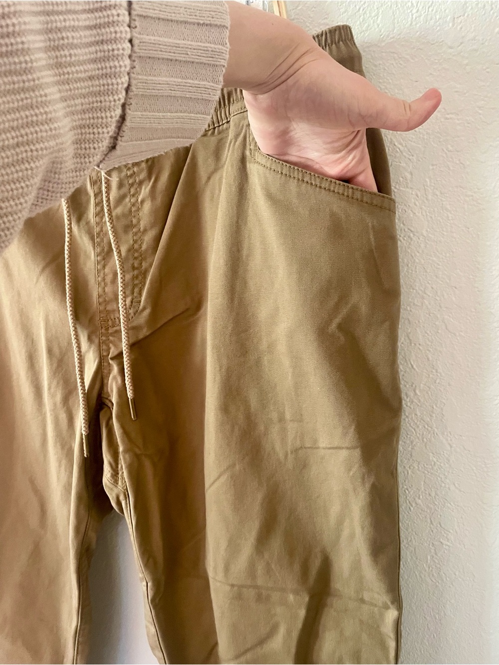 L.L. Bean Men's Khaki Canvas Pants SZ XL - Picture 2 of 8
